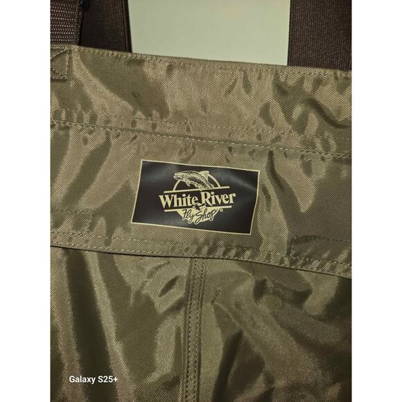 White River Fly Shop Three Forks Lug Sole Chest Waders for Men Size 11 Regular - Picture 2 of 4